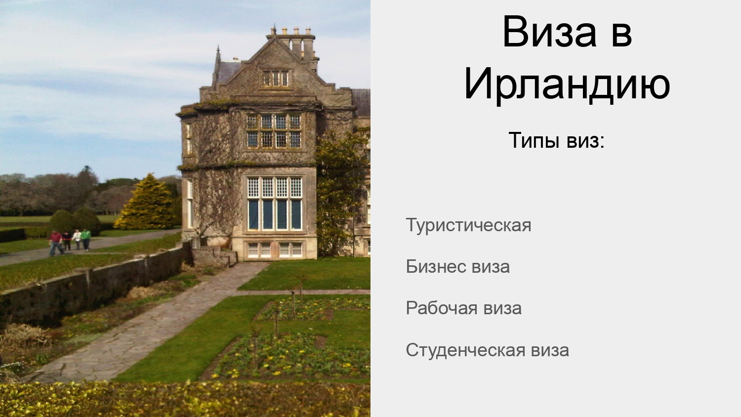 ирландия виза